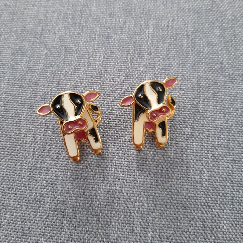 Cow Earrings
